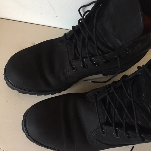 Men’s Black Timberland Boots Size 8M Like New - Picture 6 of 8